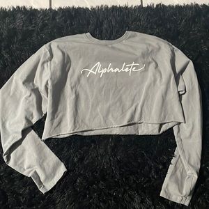Alphalete long sleeve, crop
